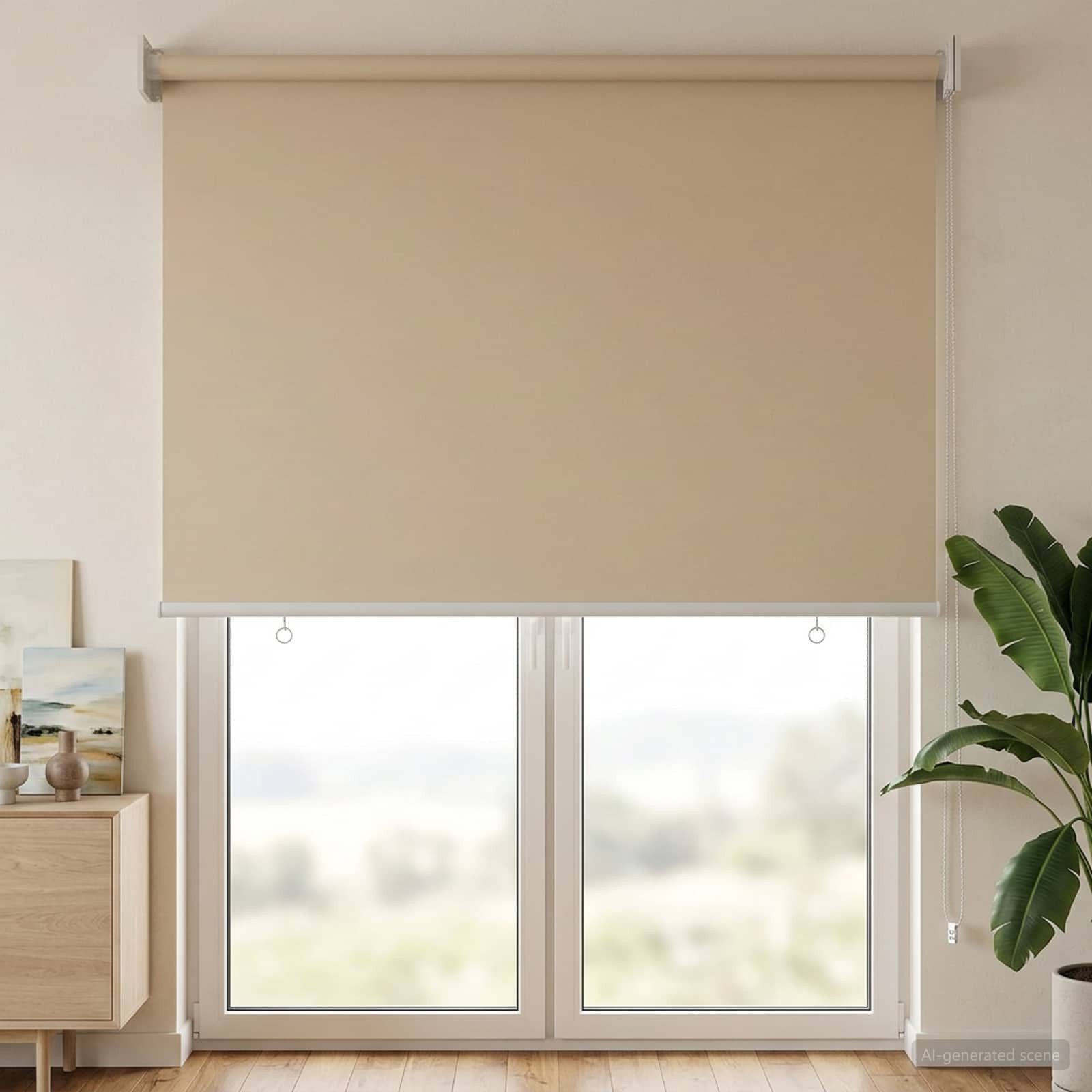 Rollo Außen-Rollos mit UV-Schutz Beige 65 x 230 cm (B x H) Polyester, vidaXL