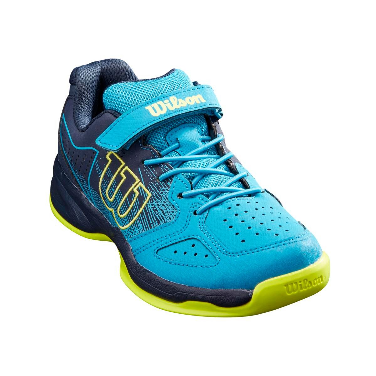 Wilson Kaos Klett Allcourt blau Kleinkinder Tennisschuh