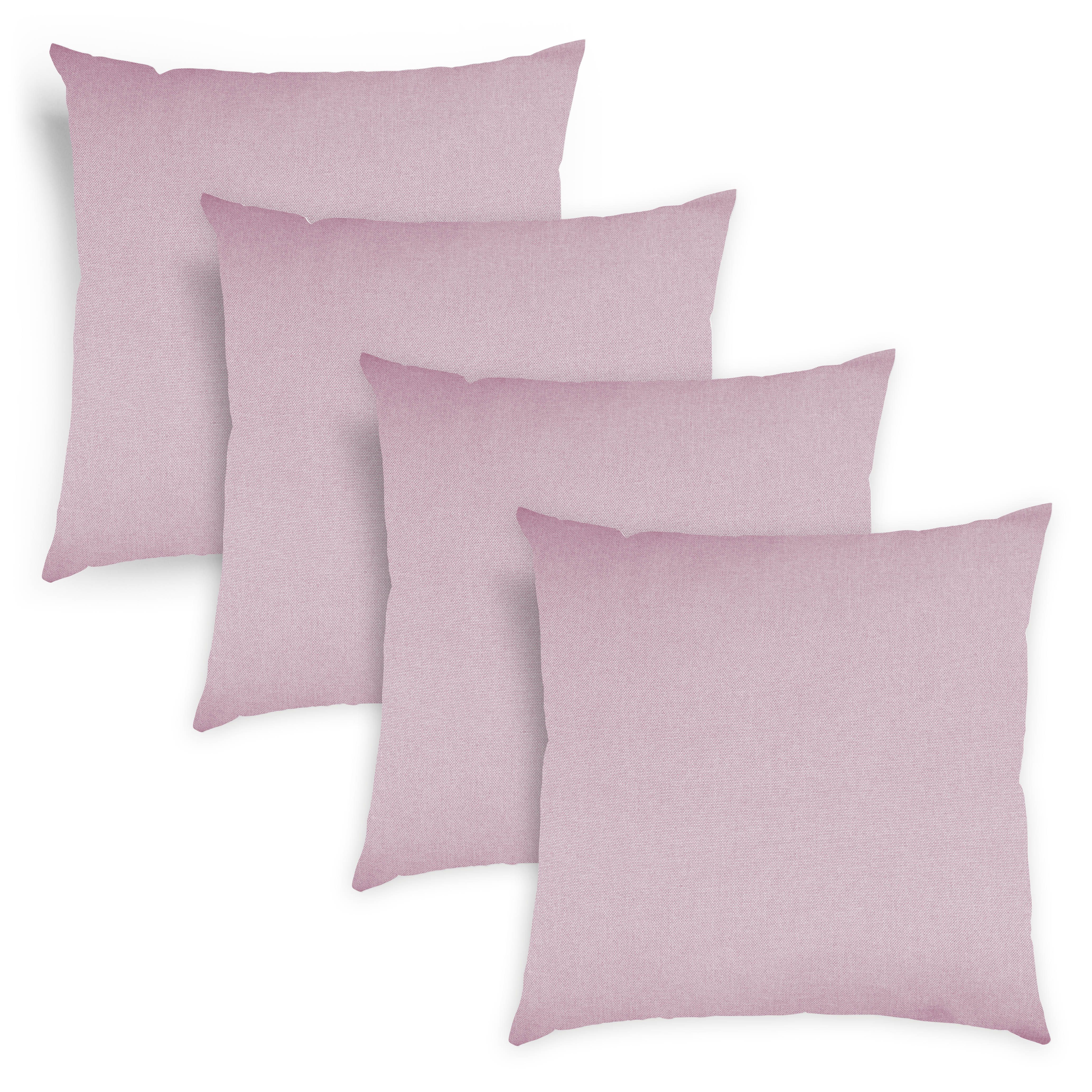 sleepling Sofakissen Zierkissen, (4 St., 4er Set), gemütliches Dekokissen aus robustem Polsterstoff, 40 x 40 cm