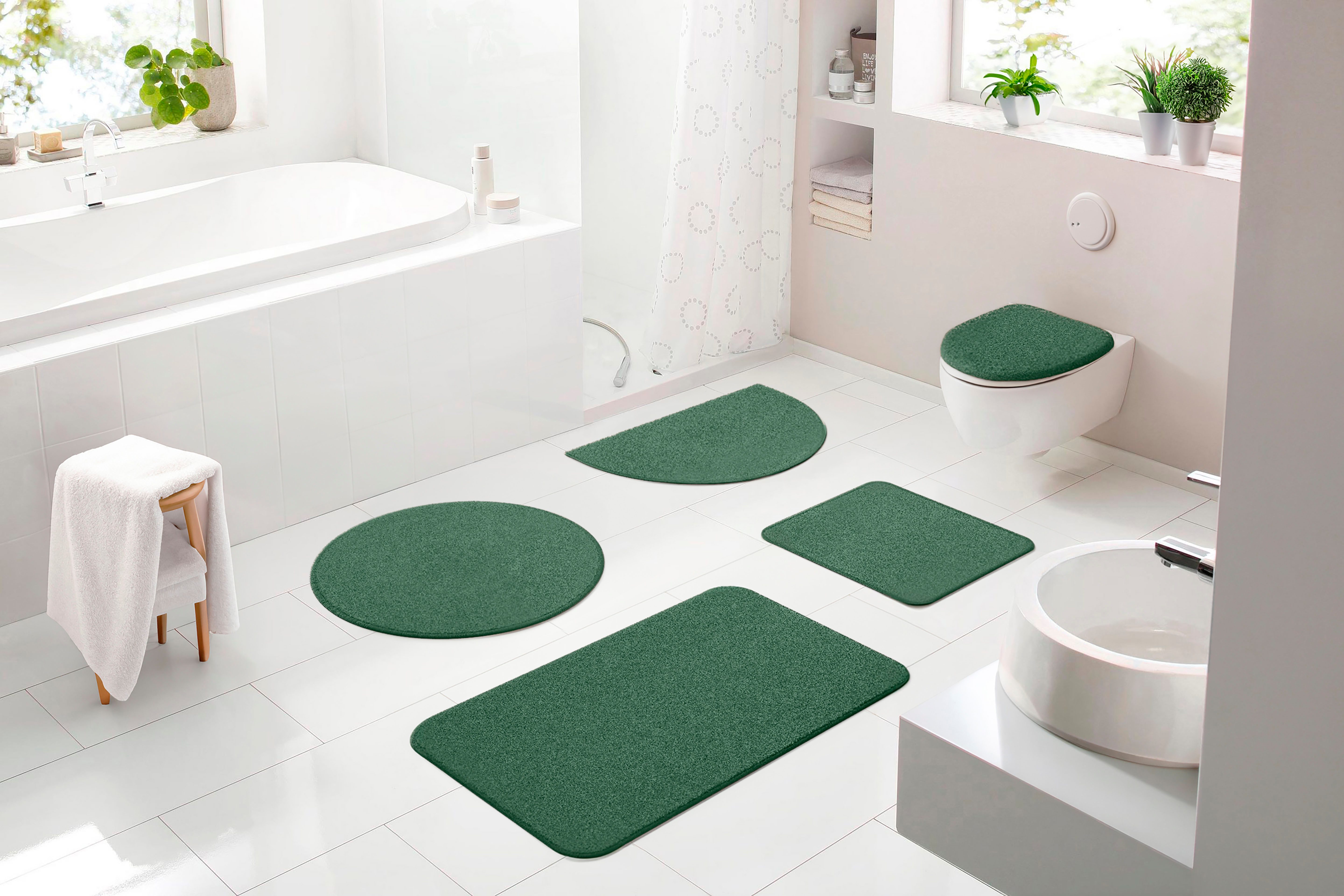 Grund Badematte Melos, Badvorleger, Badezimmer Teppich, günstig online kaufen