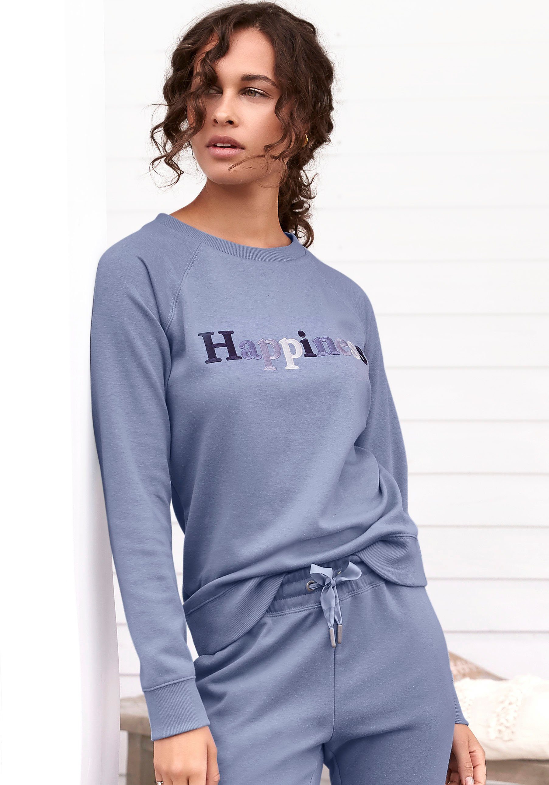 H.I.S Sweatshirt Loungeanzug blue