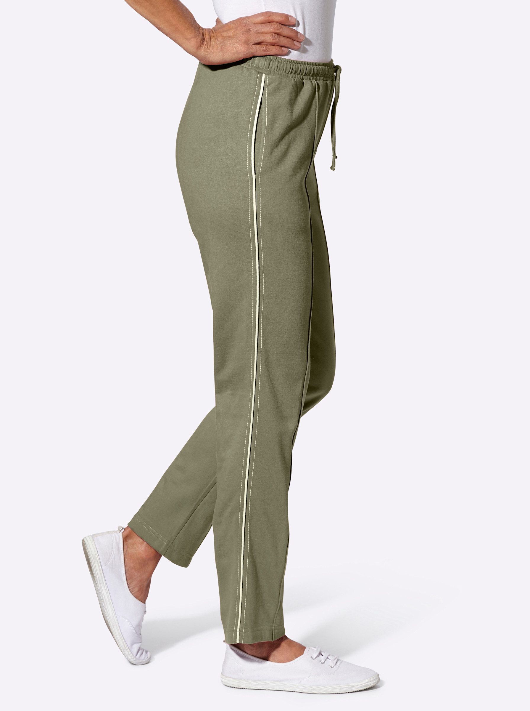 Sieh an! Jerseyhose Sweathose Innenbeinlänge ca. günstig online kaufen