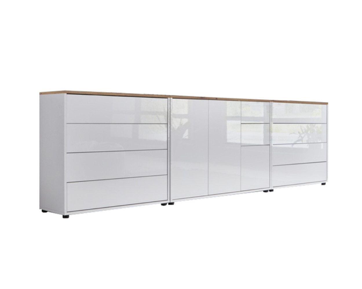 Kommode Sideboard Mailand Set 8 in verschiedenen Ausführungen