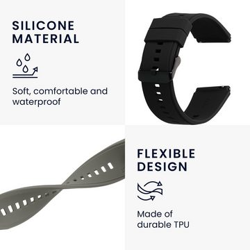 kwmobile Uhrenarmband 2x Sportarmband für Xiaomi Mi Watch Color Sport / S1 Active, Armband TPU Silikon Set Fitnesstracker