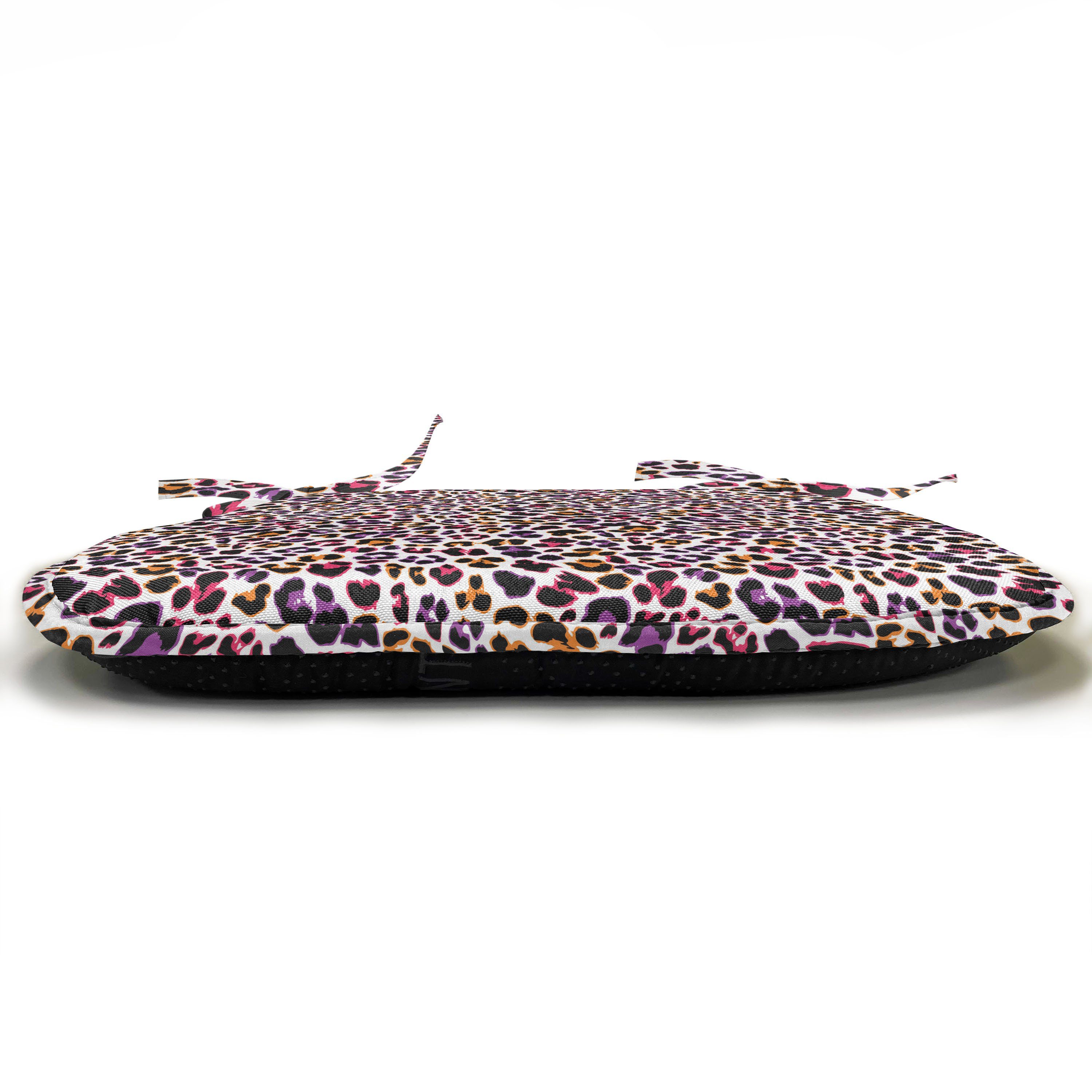 Abakuhaus Stuhlkissen Dekoratives wasserfestes Kissen Safari-Leopard-Tier-Motiv Riemen Küchensitze, für afrikanisch mit