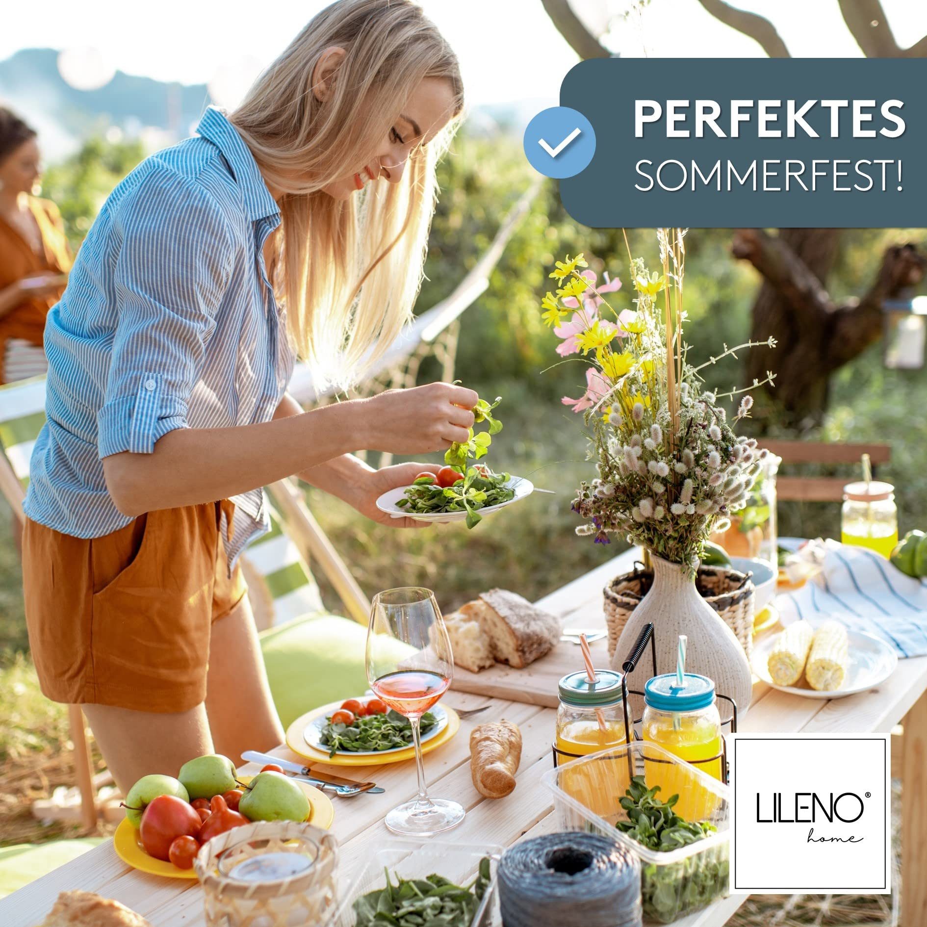 LILENO HOME Polsterauflage Niedriglehner, bequeme Sitzauflage für Gartenmöbel, Stuhlkissen, (2 St., 2er Set), 2er Set Gartenstuhl Auflagen in Grau, wasserabweisende Sitzpolster