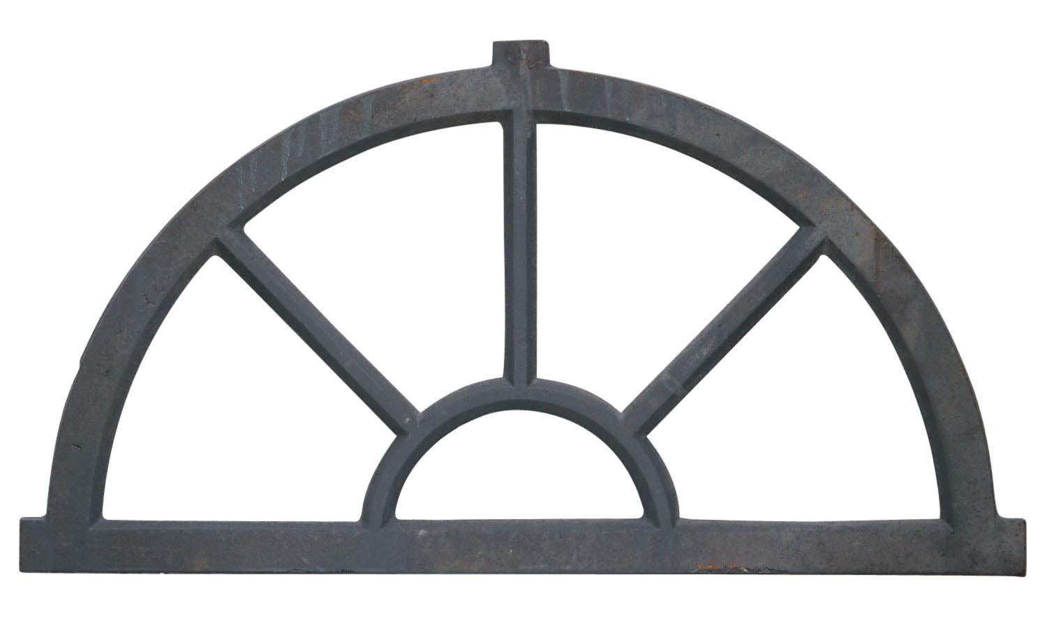 Dekoobjekt Stallfenster Fenster Scheunenfenster Eisen grau 63 x 34cm Antik-Stil