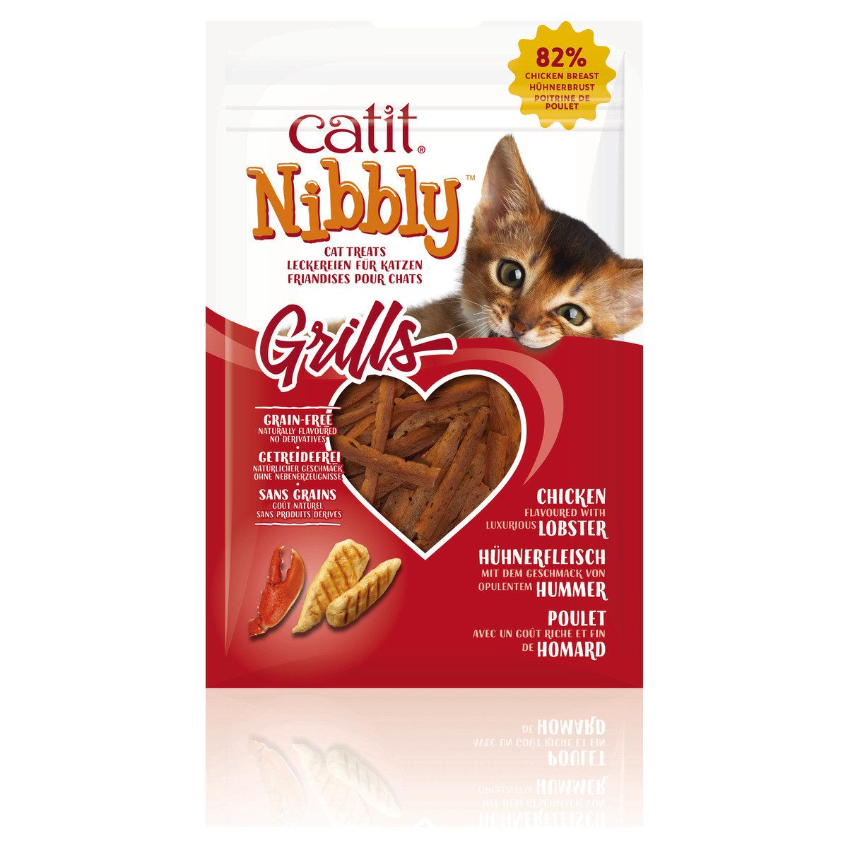 Catit Nibbly Grills mit Hühnchen & Hummer 30 g, für: Katze