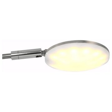 Mexlite LED Außen-Stehlampe LED Stehleuchte Synna in Silber und Weiß 5x 4,5W 2000lm, keine Angabe, Leuchtmittel enthalten: Ja, fest verbaut, LED, warmweiss, Stehlampe, Standlampe