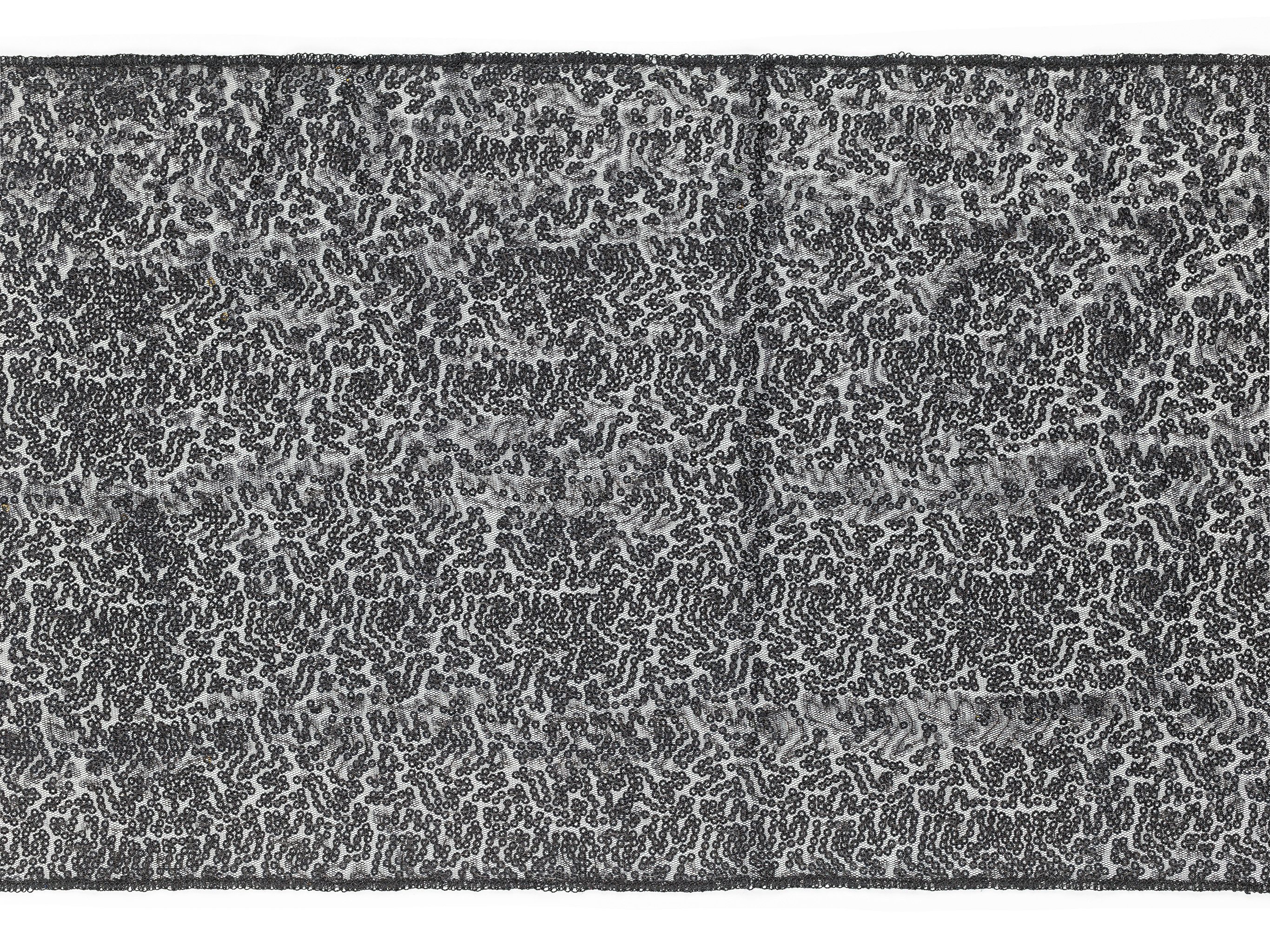 partydeco Узкие скатерти, Узкие скатерти mit Pailletten 30cm x 5m Schwarz