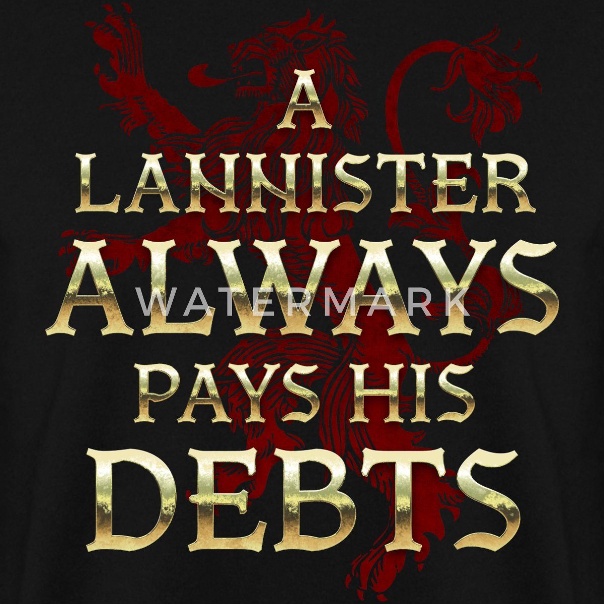 Spreadshirt Sweatshirt Game Of Thrones A Lannister Always Pays His Debts Unisex Pullover (1-tlg)