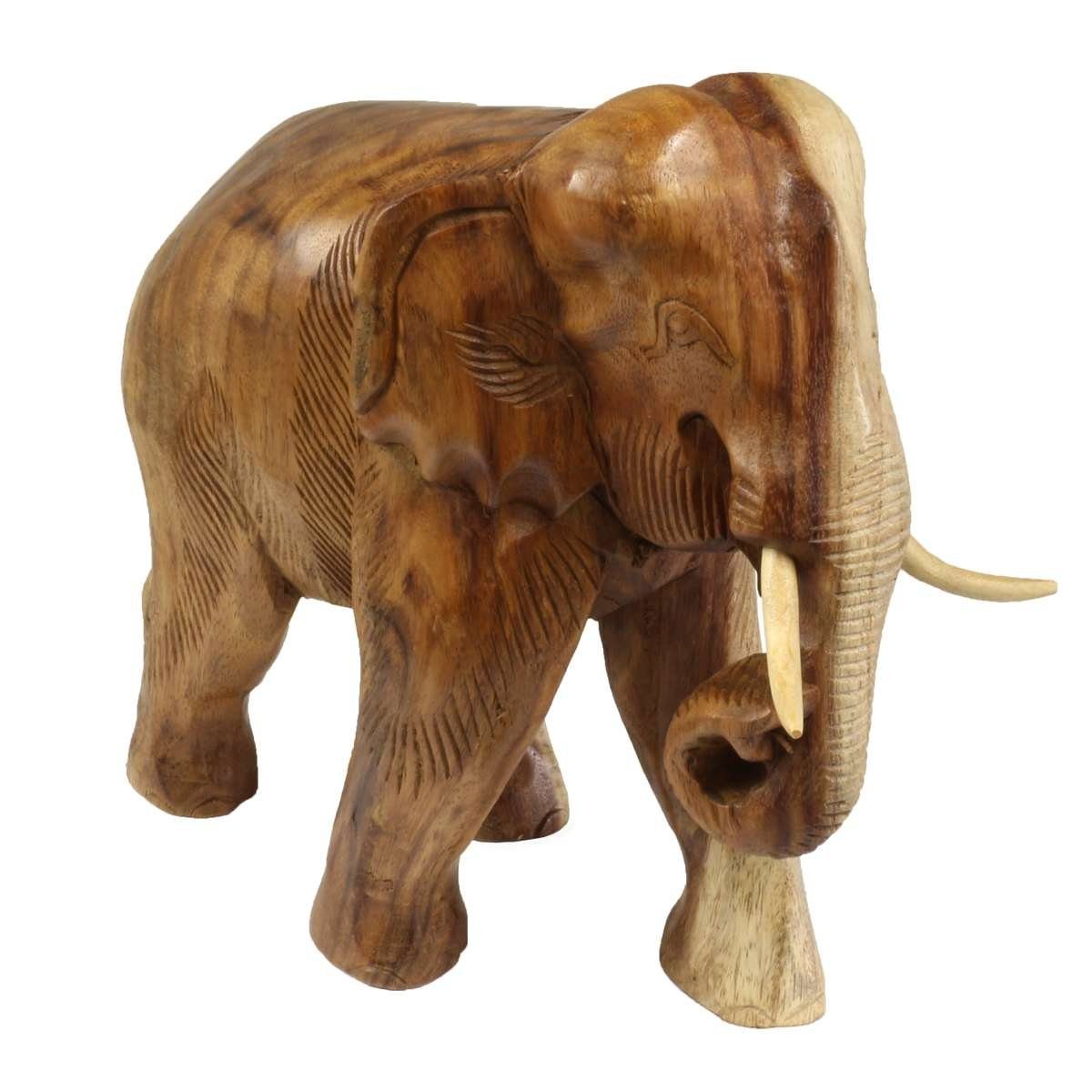 Tierfigur Elefant aus Glas handgefertigte Glasfigur Schönes Geschenk 2,5 cm hoch 