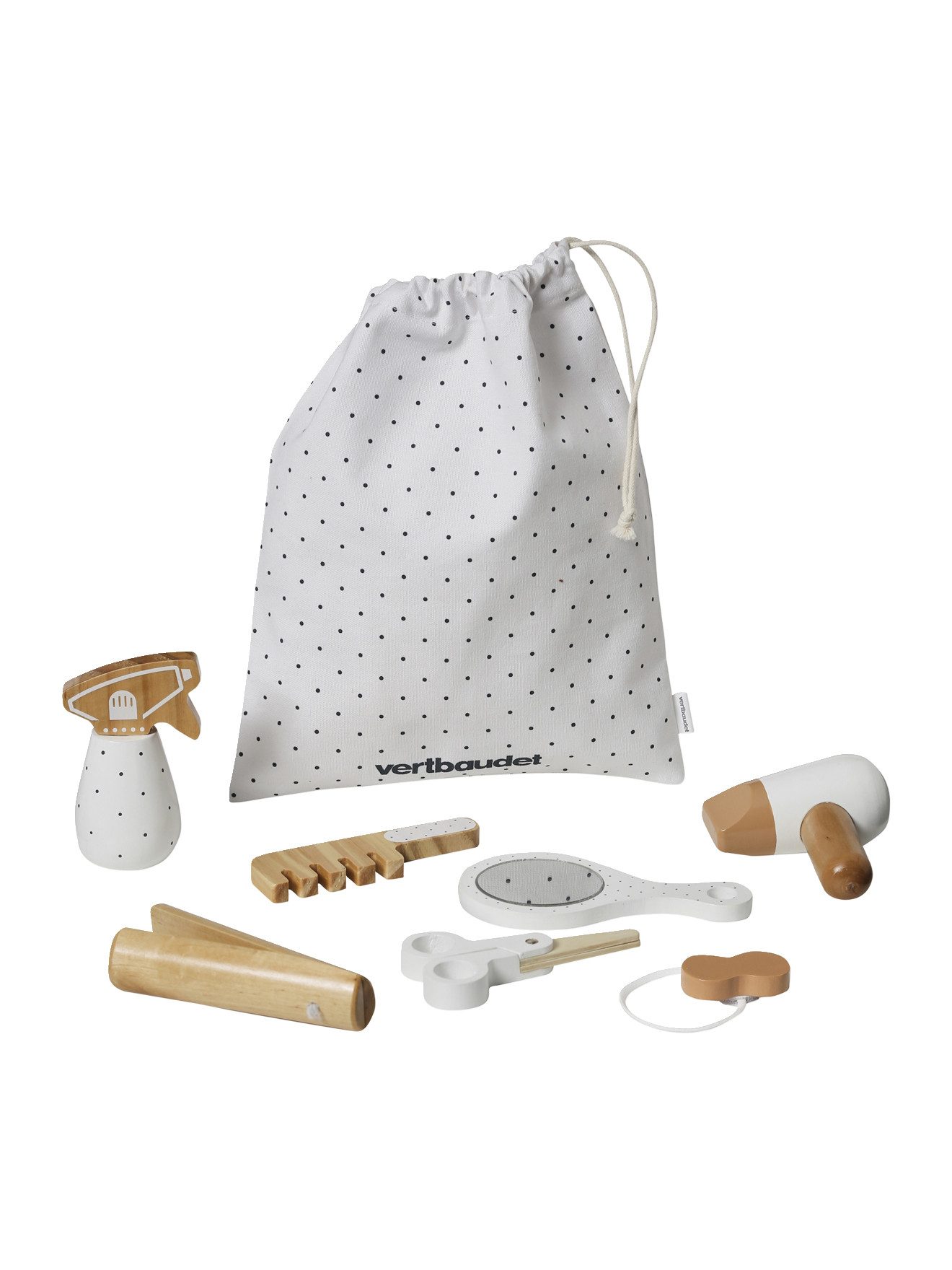 Spielwerkbank Kinder Friseur-Set aus Holz