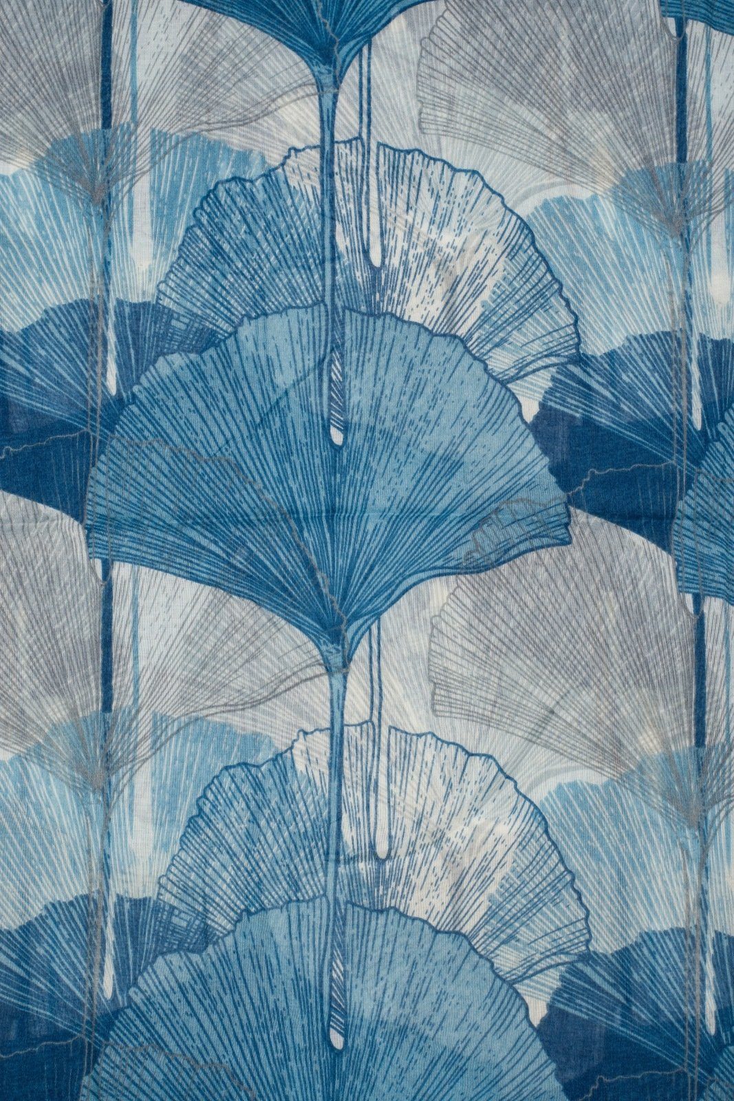 styleBREAKER Modeschal Langer Schal Ginkgo Leaves, (1-St) günstig online kaufen