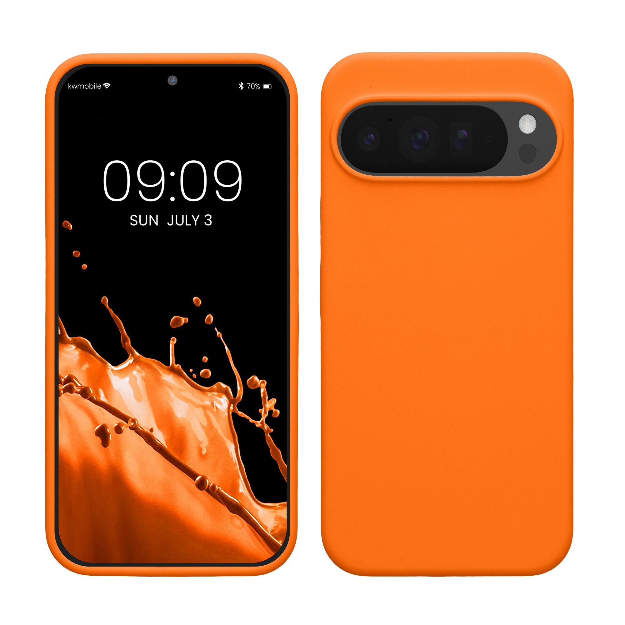 kwmobile Smartphone-Hülle Handyhülle für Google Pixel 10 Pro XL Hülle, Weiches Handy Silikon Case - Schutzhülle Cover