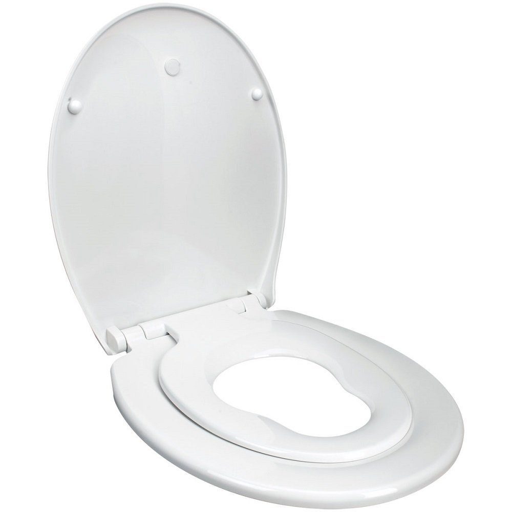 Euroshowers GmbH WC-Sitz mit integriertem Kindersitz, günstig online kaufen