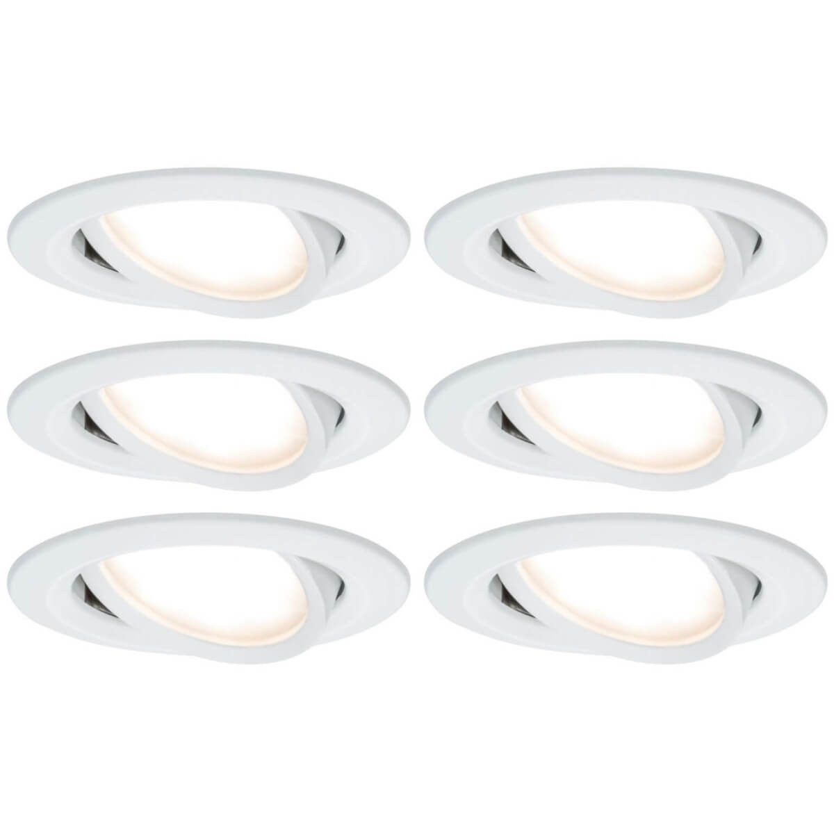 Paulmann LED Einbaustrahler Nova Coin Einbauleuchte 3-Stufen-Dimmbar LED-Einbaustrahler