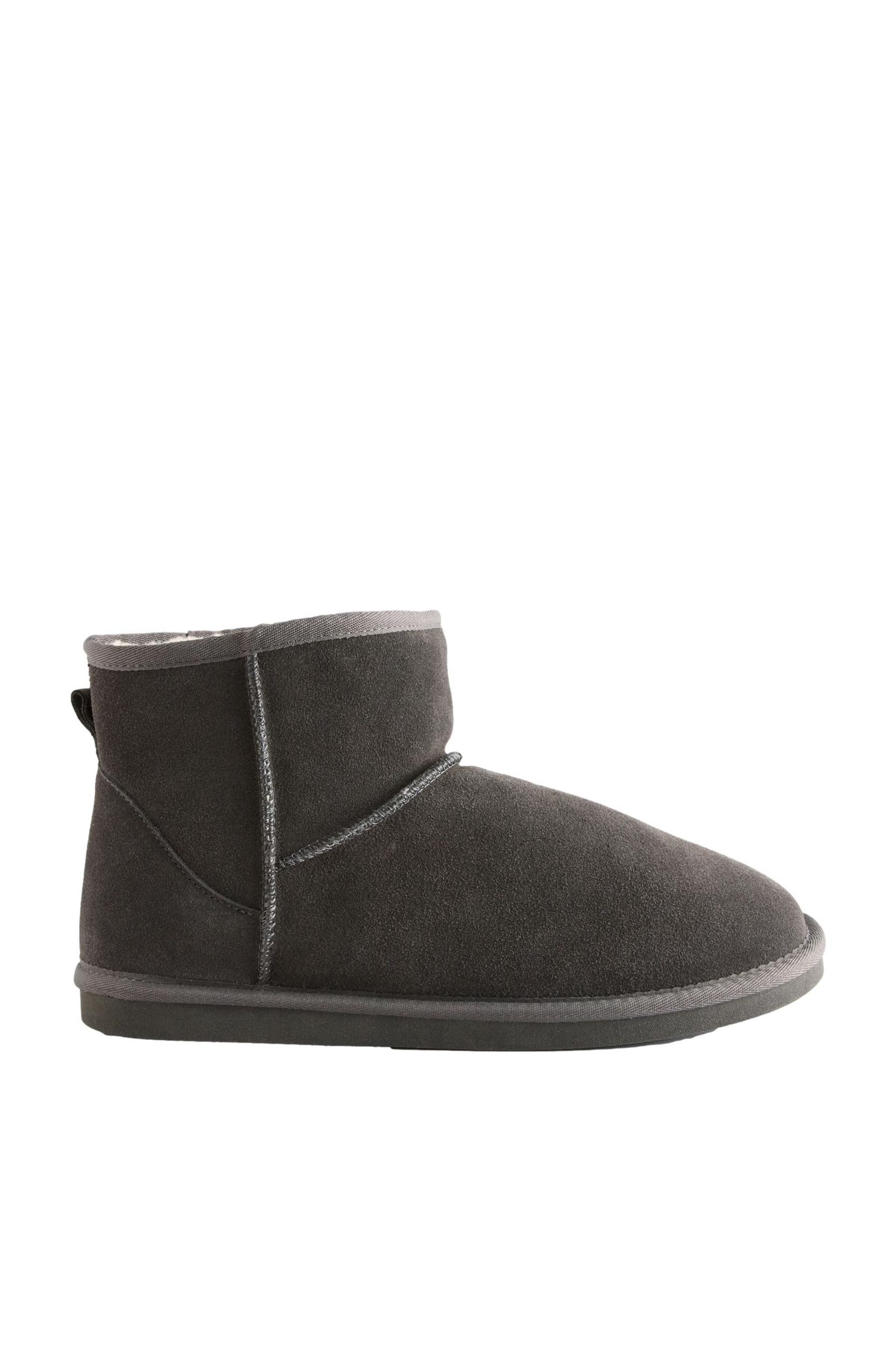 Next Signature Slipper-Stiefel aus Veloursleder Hausschuh