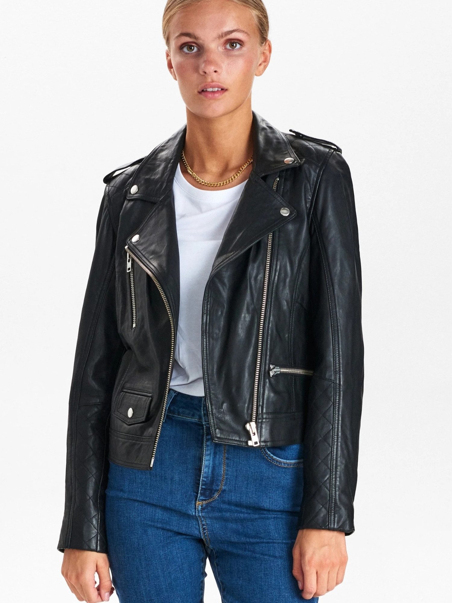 nümph Lederjacke Nümph Leather Jacket – NOOS NUZANDRAS