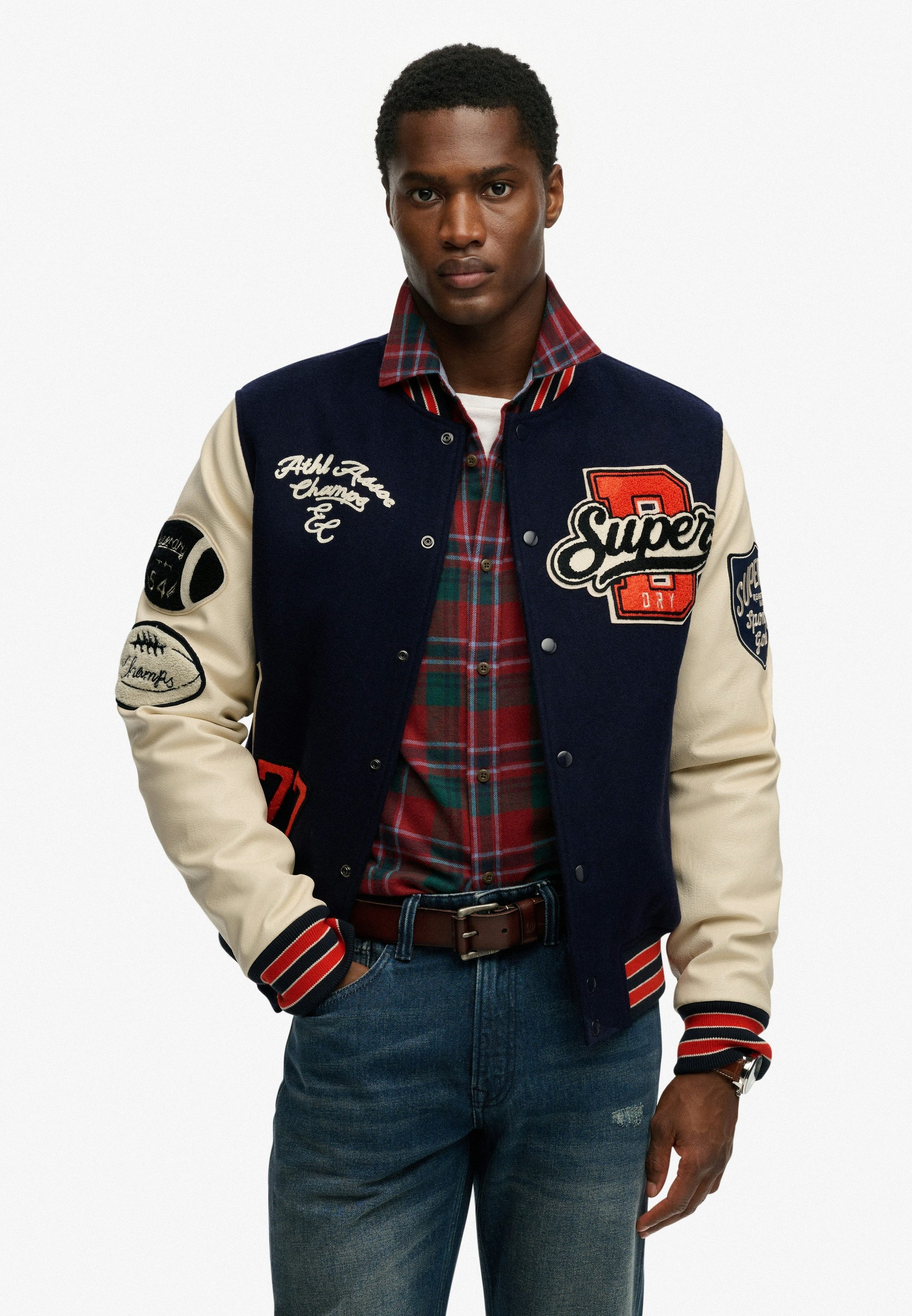Superdry Collegejacke COLLEGE PATCHED VARSITY JKT günstig online kaufen