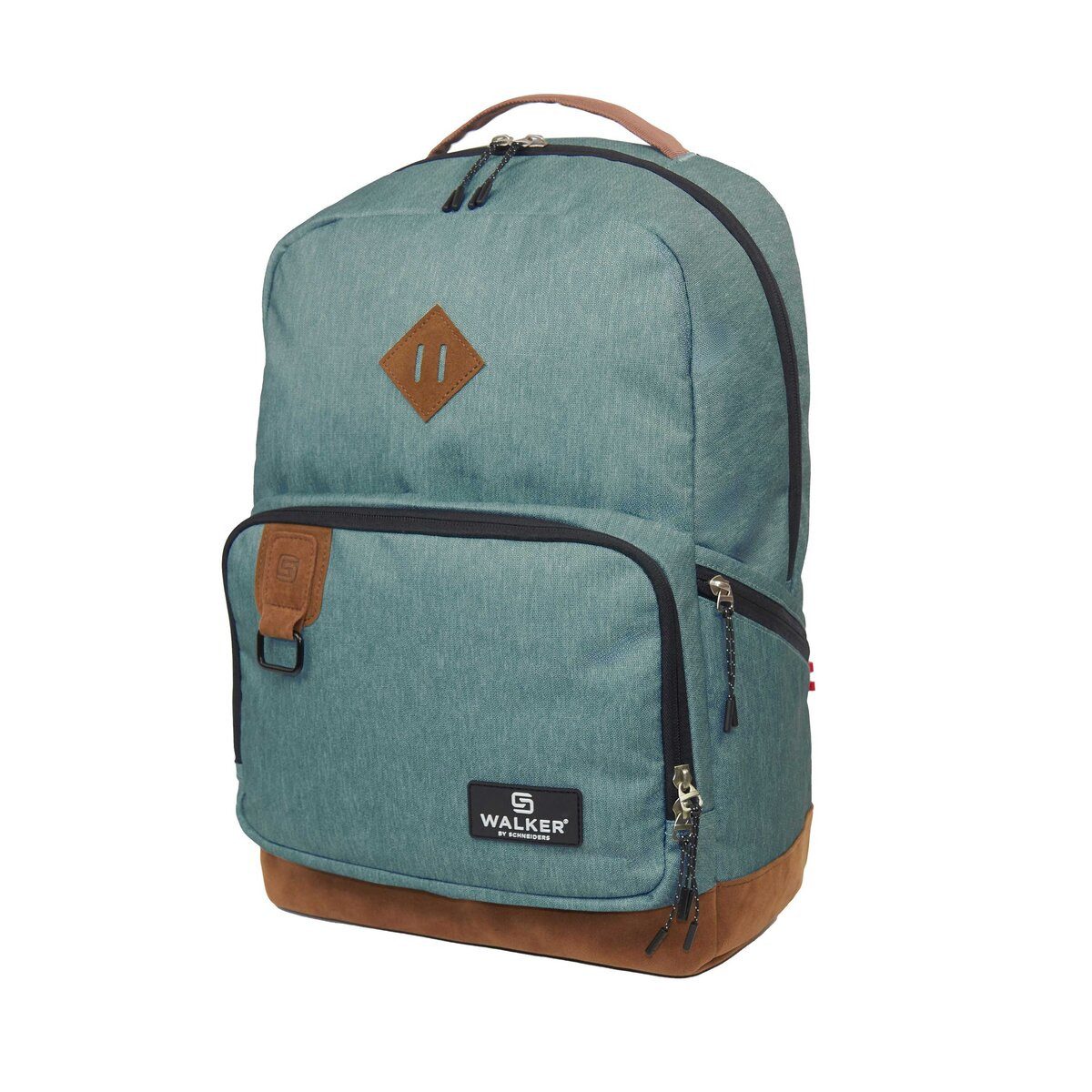 Walker by Schneiders Schulranzen Rucksack Pure Eco - sage.