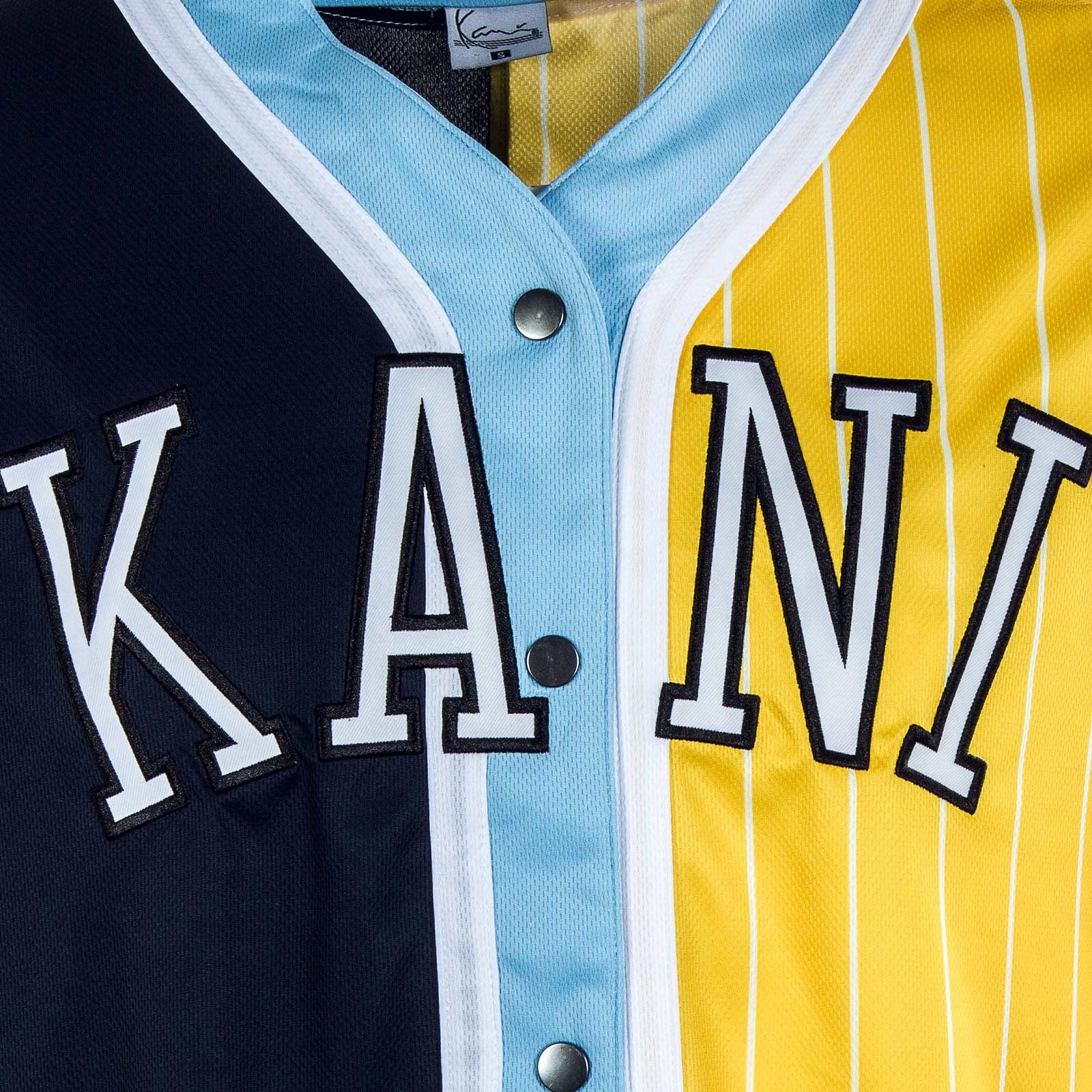 Karl Kani T-Shirt College Block Baseball Shirt Pinstripes