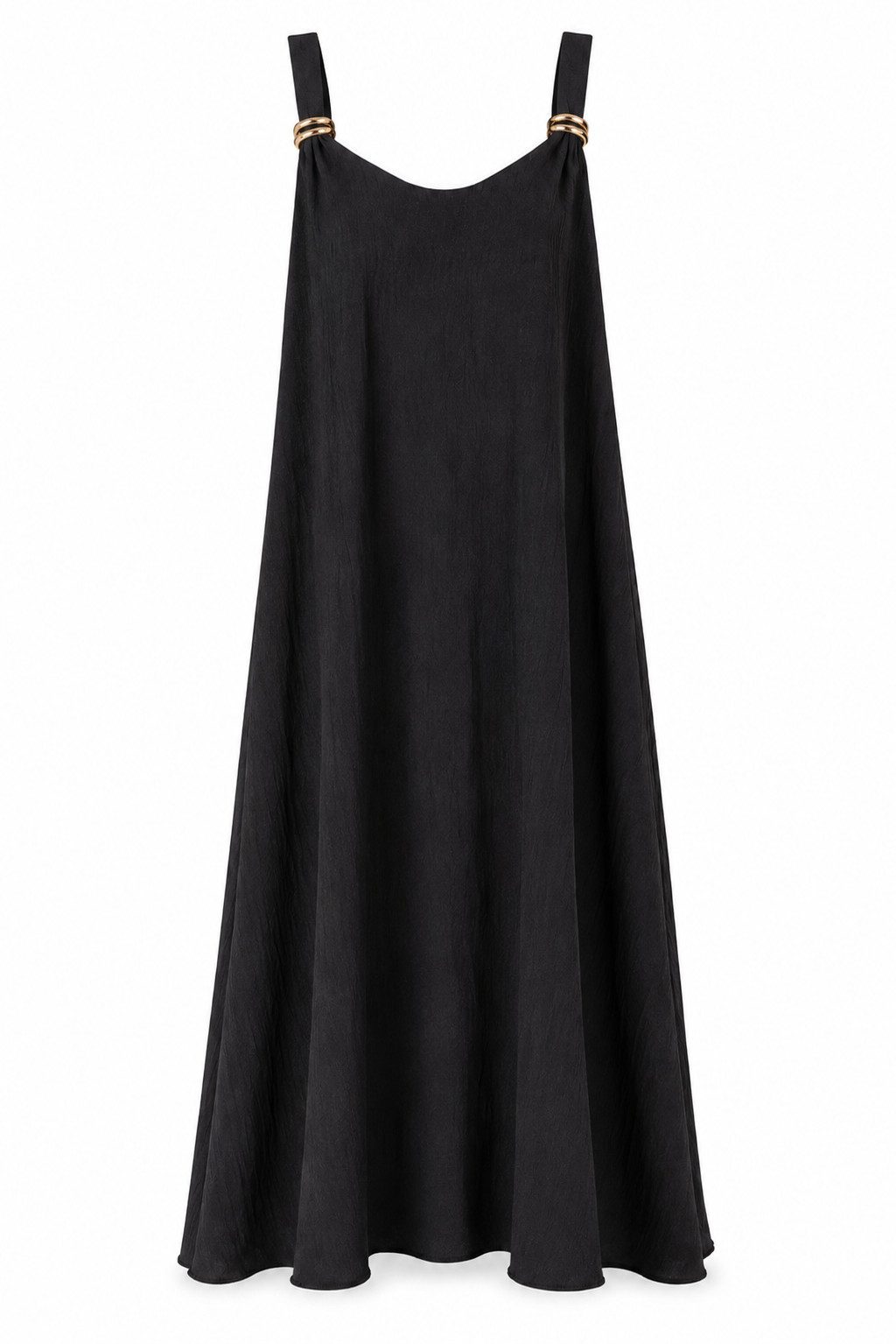 ITALY VIBES Sommerkleid - luftiges A-Linien Kleid mit Deko-Schließen - Damen Kleid ONE SIZE - passend für Größen M bis XL