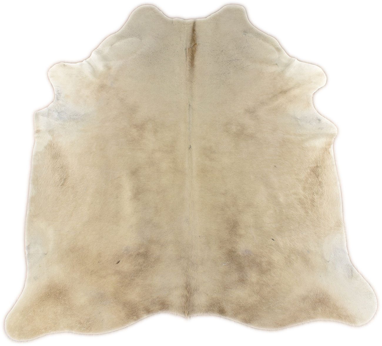 Fellteppich KUHFELL RINDERFELL TEPPICH BEIGE ca. 210 x 190 cm