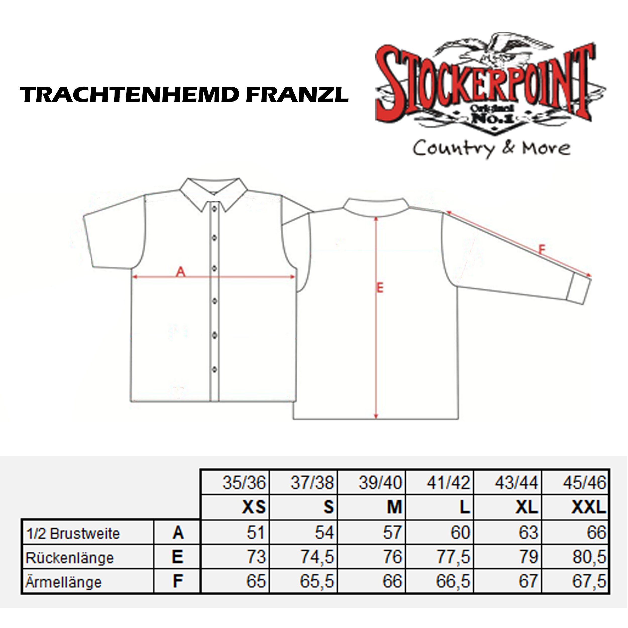 Rot modern kariert, Fit OC-Franzl, Stockerpoint Trachtenhemd Trachtenhemd