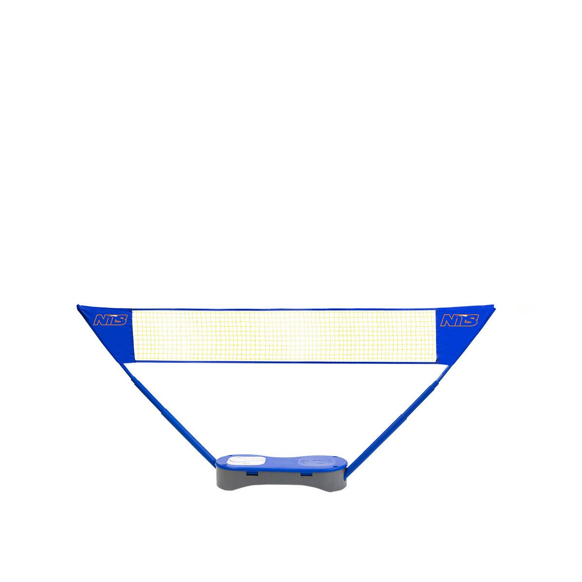 Nils Badmintonschläger Badmintonset Badmintonnetz Federballset mit Netz Tennisnetz, (Set, 2 Schläger mit Netz und Federbällen), Multifunktionsnetz für diverse Sportarten nutzbar