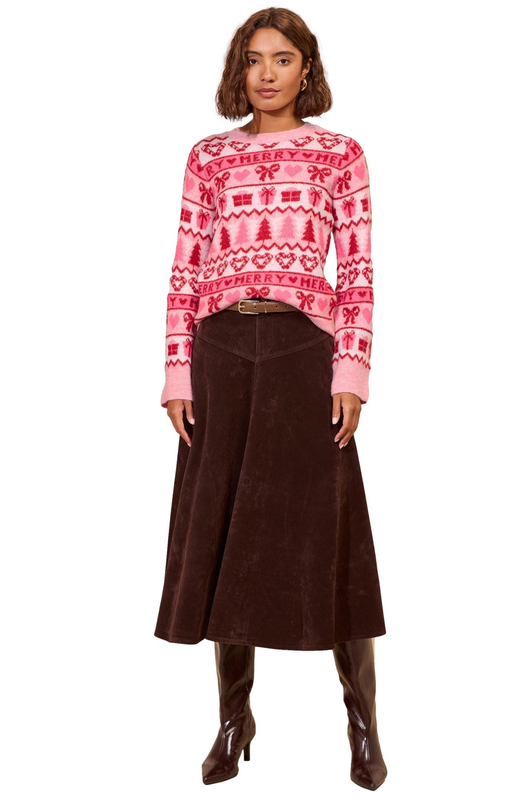Friends Like These Norwegerpullover Friends Like These Fairisle-Weihnachtspullover (1-tlg)