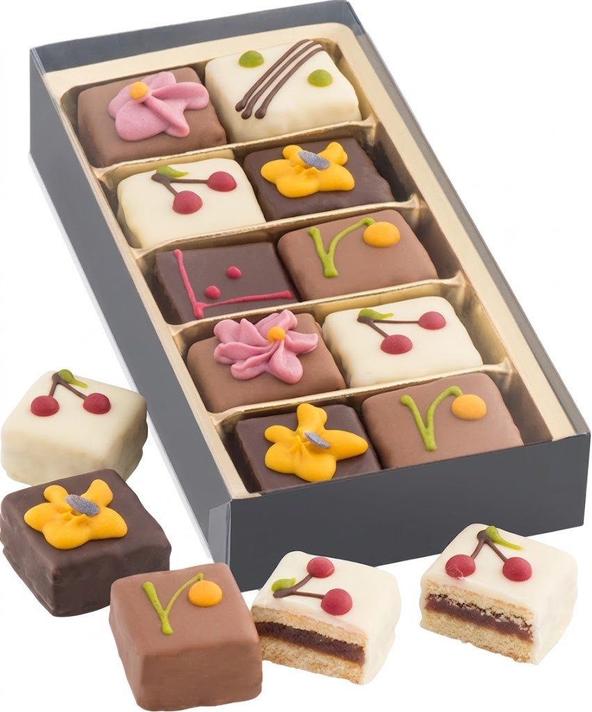 Confiserie Rabbel Kuchen Petit Fours, 1 x
