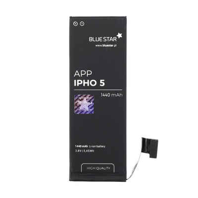 BlueStar Bluestar Akku Ersatz kompatibel mit iPhone 5 1440 mAh Austausch Batterie Handy Accu APN 616-0613 Smartphone-Akku