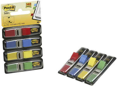 Post-it® Marker Post-it Haftmarker Index Mini, 11,9 x 43,2 mm, 4-farbig