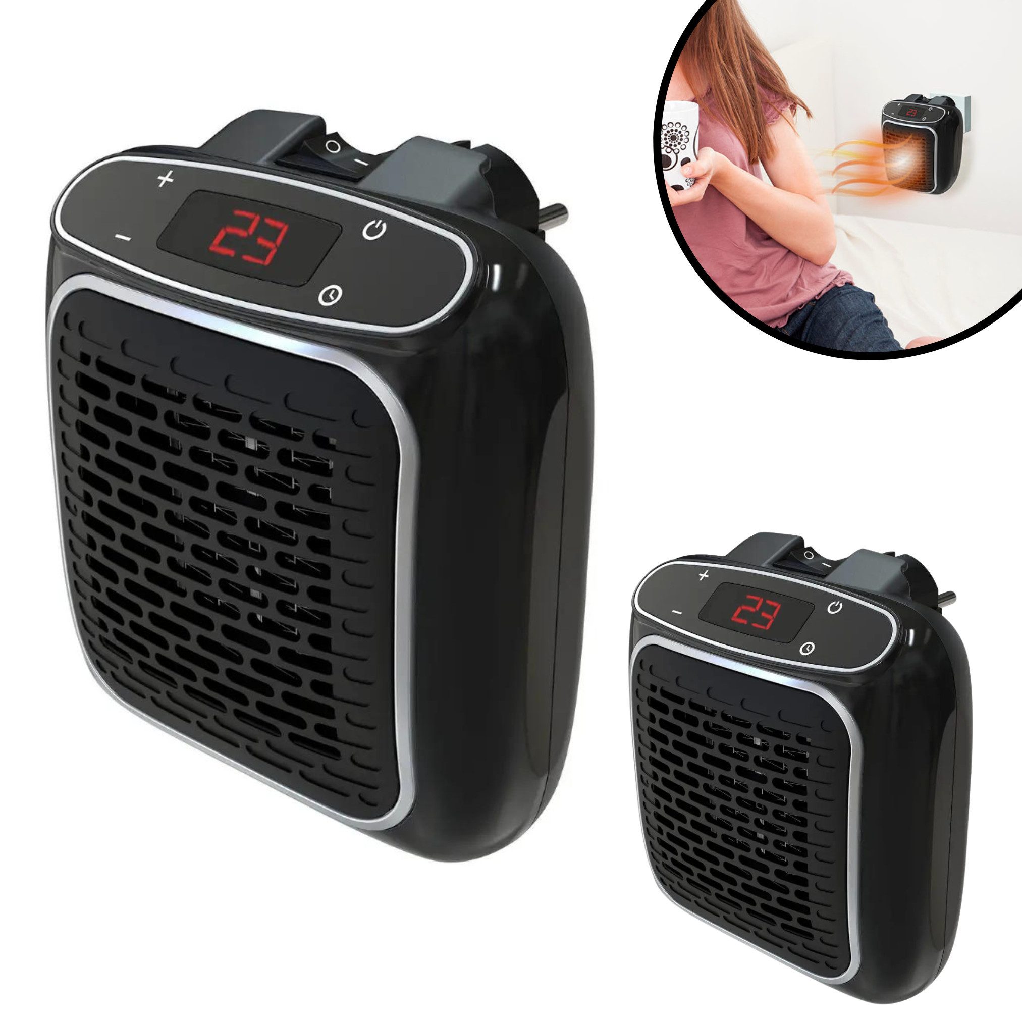 Starlyf Heizlüfter Power Heater, 800 W, Wandheizgerät, Steckdosen Mini Heiz günstig online kaufen