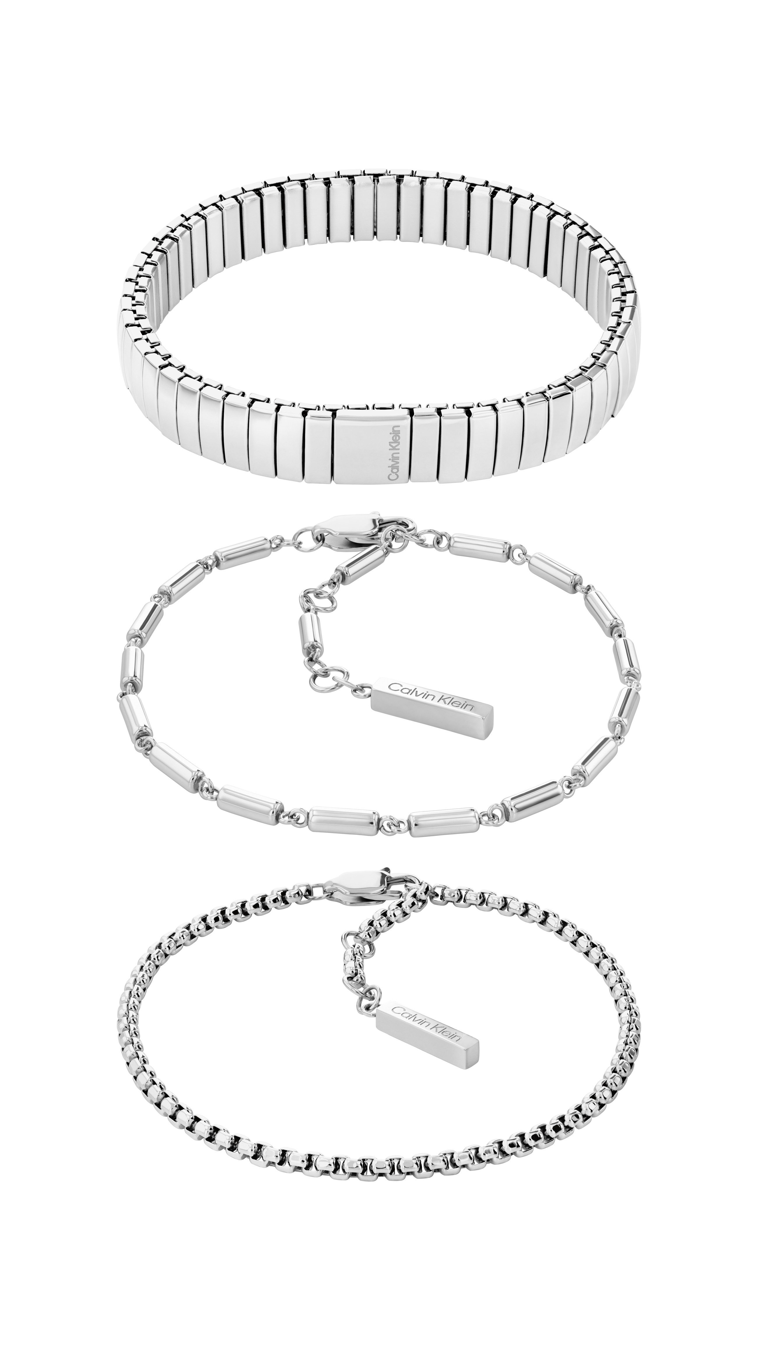 Calvin Klein Браслет-цепочка Set CK STACKED (Set, 3-tlg)