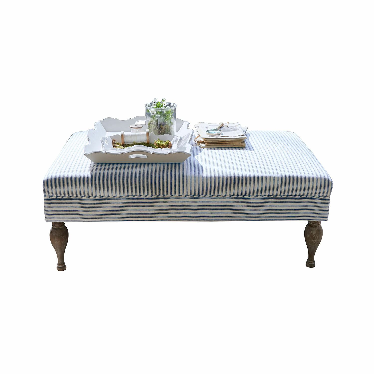 Mirabeau Hocker Hocker Ulysette weiß/blau
