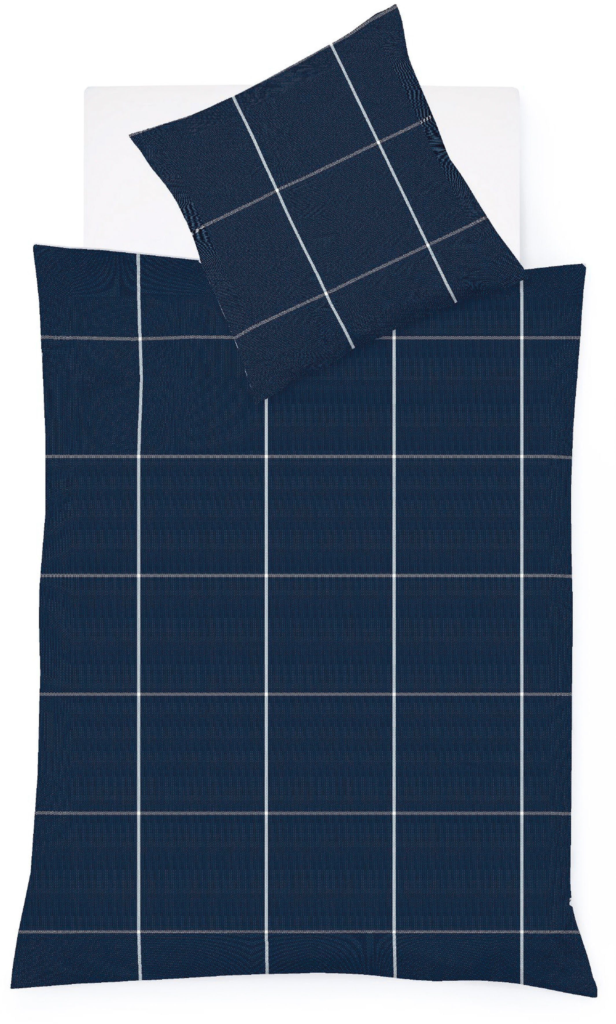 fleuresse Bettwäsche Lech 4311, Flanell, 2 teilig, Edelflanell, Baumwolle, günstig online kaufen