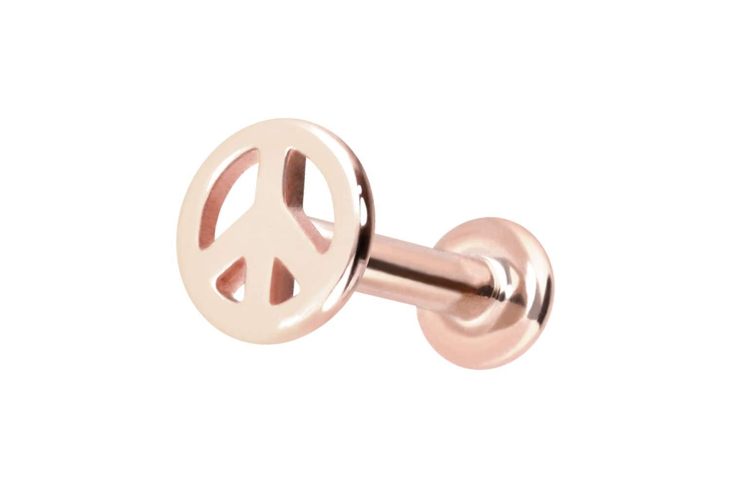14 Karat-Roségoldfarben