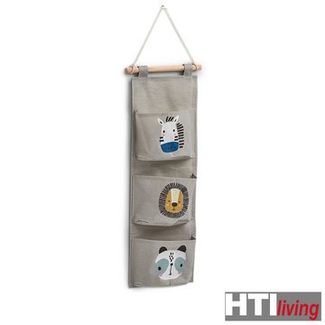 HTI-Living Aufbewahrungskorb Aufbewahrung Animal 3er-Set (Set, 3 St., 2x Aufbewahrungskörbe, 1x Hängeaufbewahrung), Spielzeugkorb Kinderzimmer