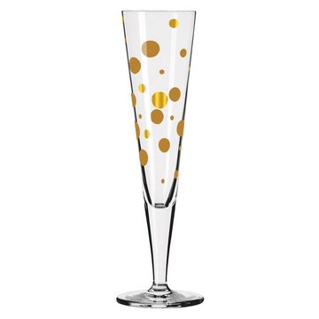 Ritzenhoff Sektglas Goldnacht, Glas, Transparent H:24cm D:7cm Glas