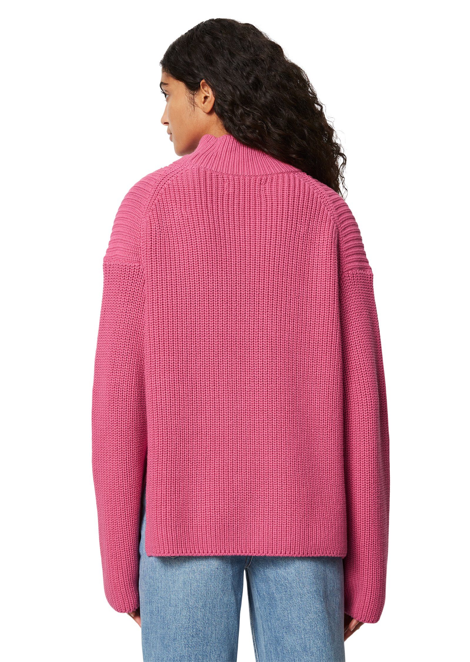 Turtleneck-Kragen Marc pink rose O'Polo mit Strickpullover