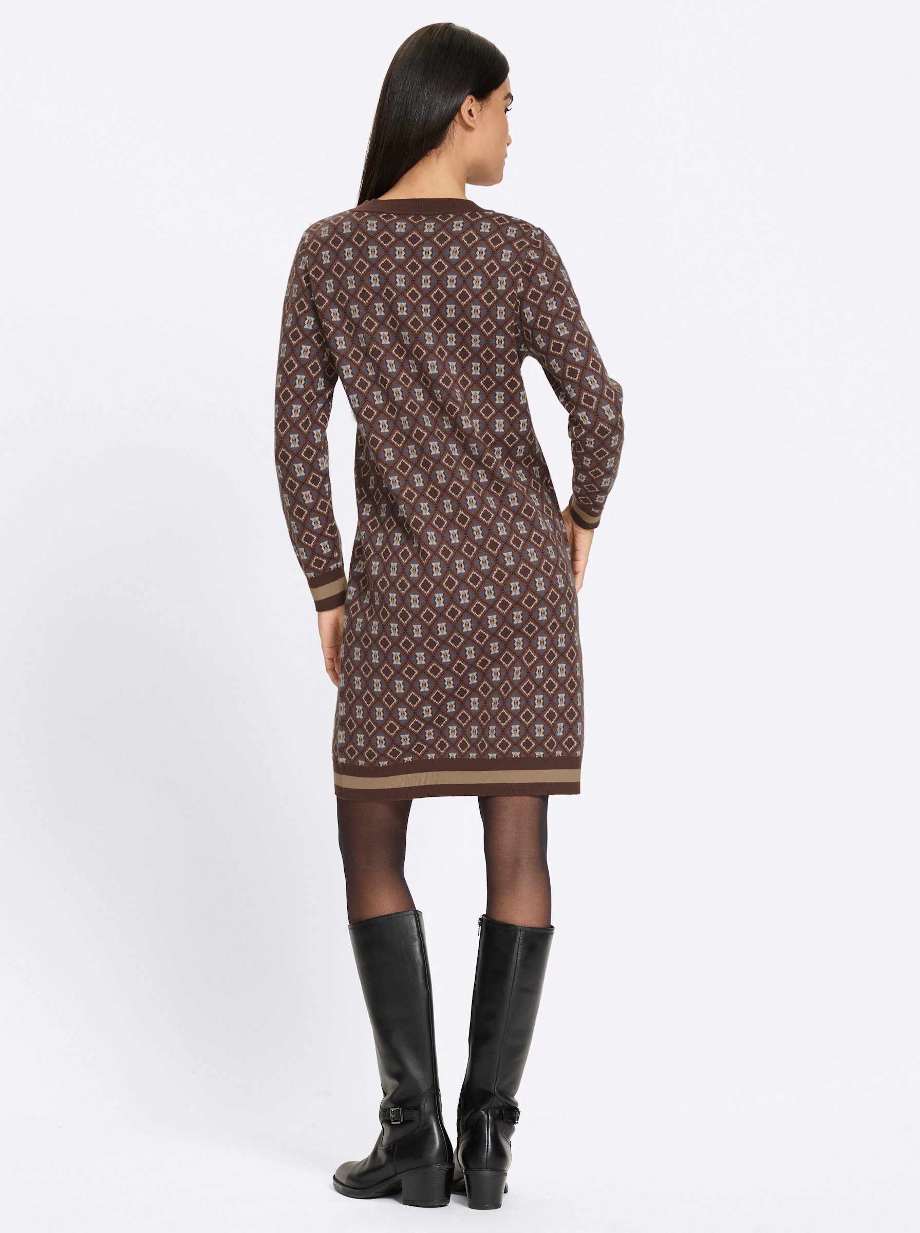 heine Strickkleid Strickkleid Langarm