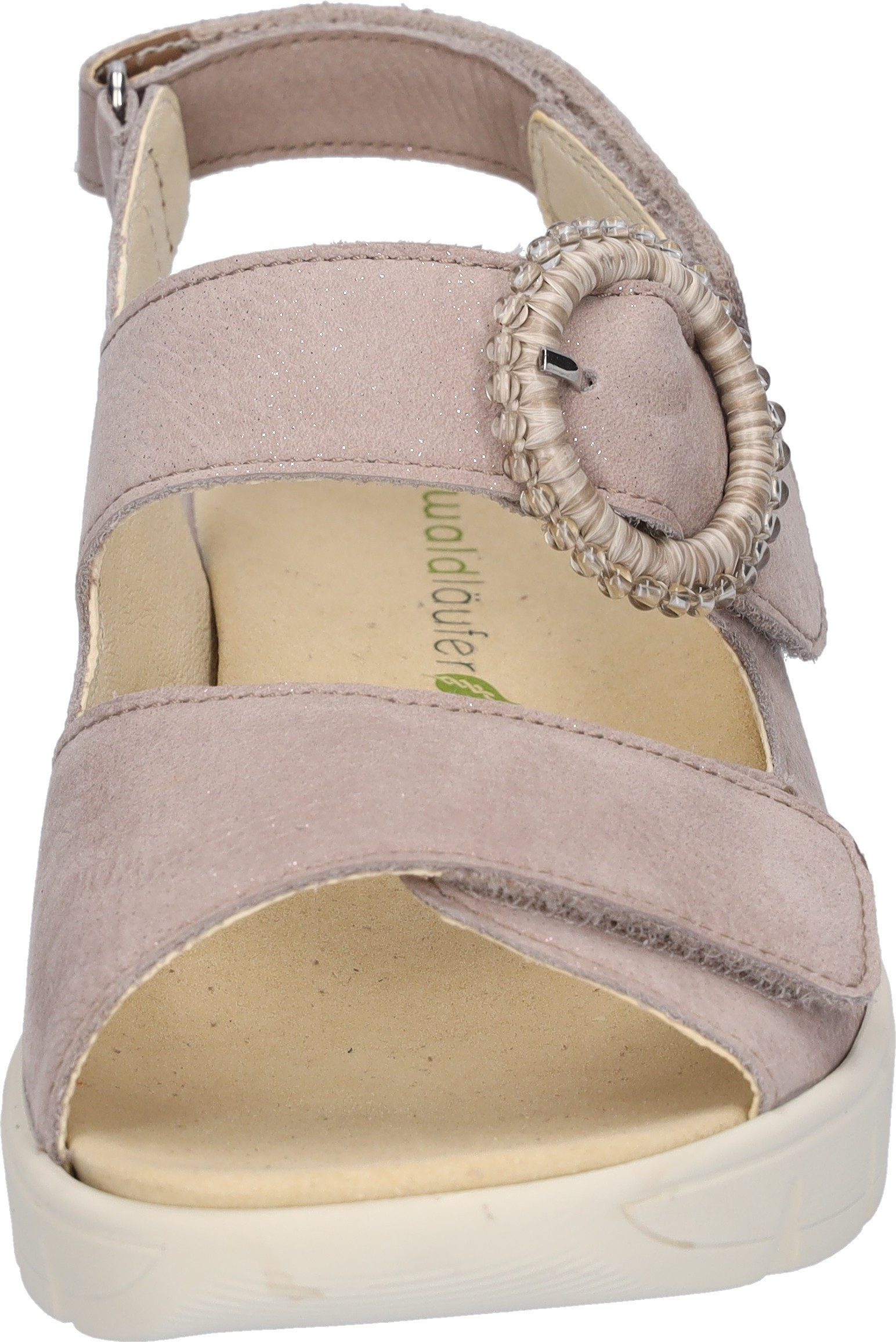 Waldläufer K-ADEA Sandale Sommerschuh, Keilsandalette mit Klettverschlüssen, K-Weite