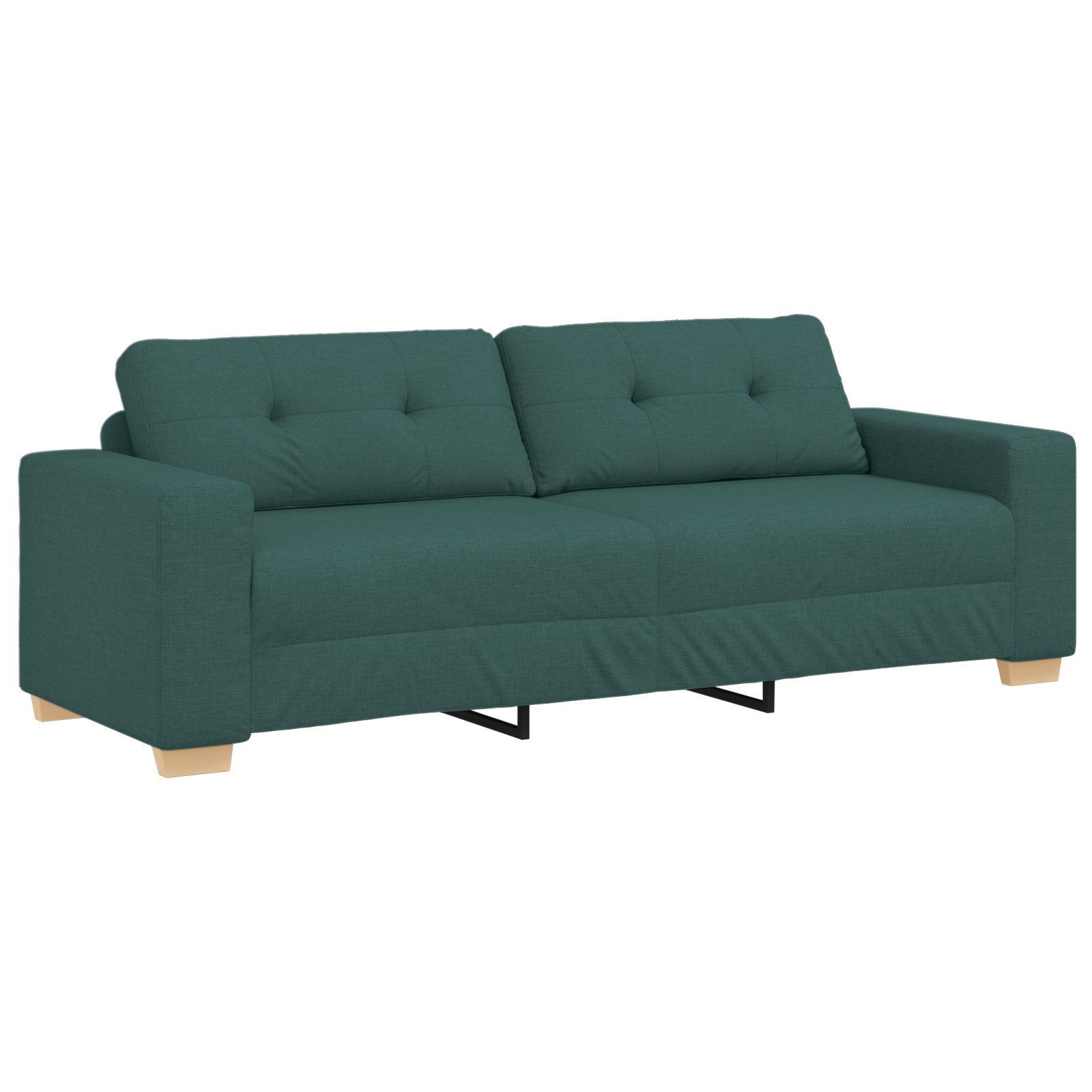 vidaXL Sofa Sofa 3-Sitzer Dunkelgrün 180 günstig online kaufen