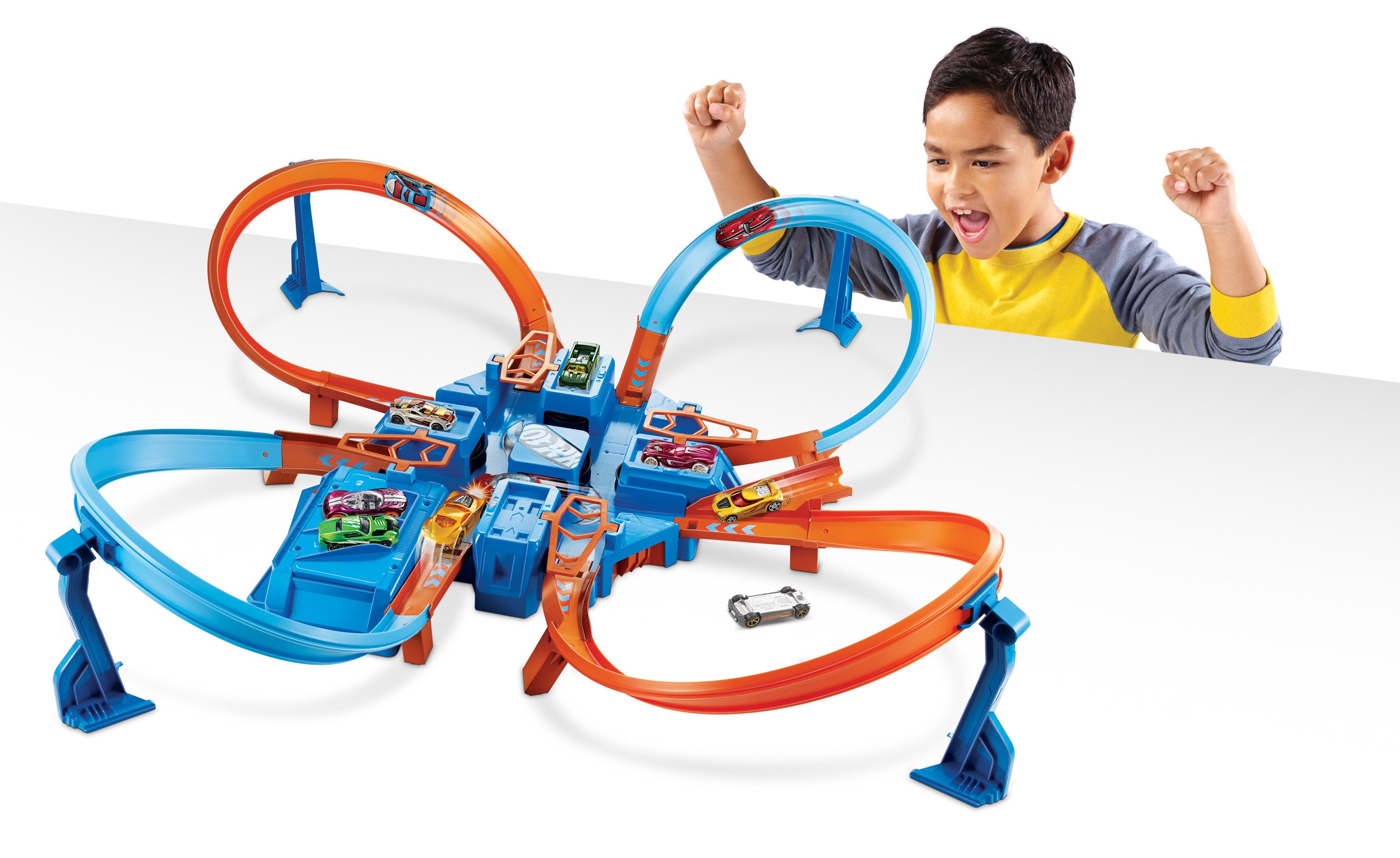 Hot Wheels Autorennbahn Action