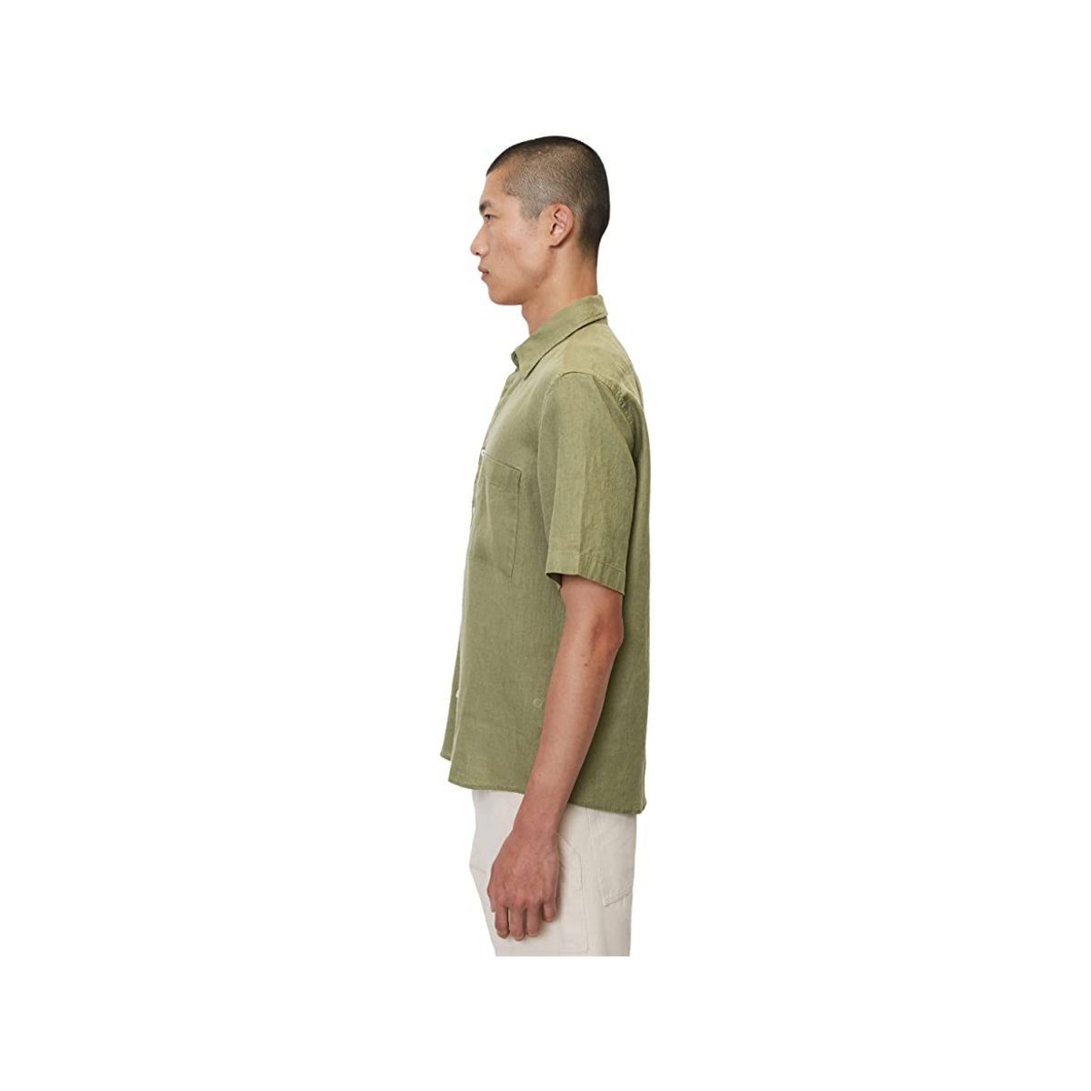 T-Shirt O'Polo oliv (45) Marc olive (1-tlg) textil passform