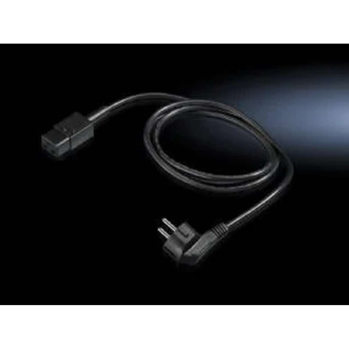 RITTAL Halterungszubehör Rittal DK 7200.216 Schwarz 1,8 m Netzstecker Typ F C19-Koppler