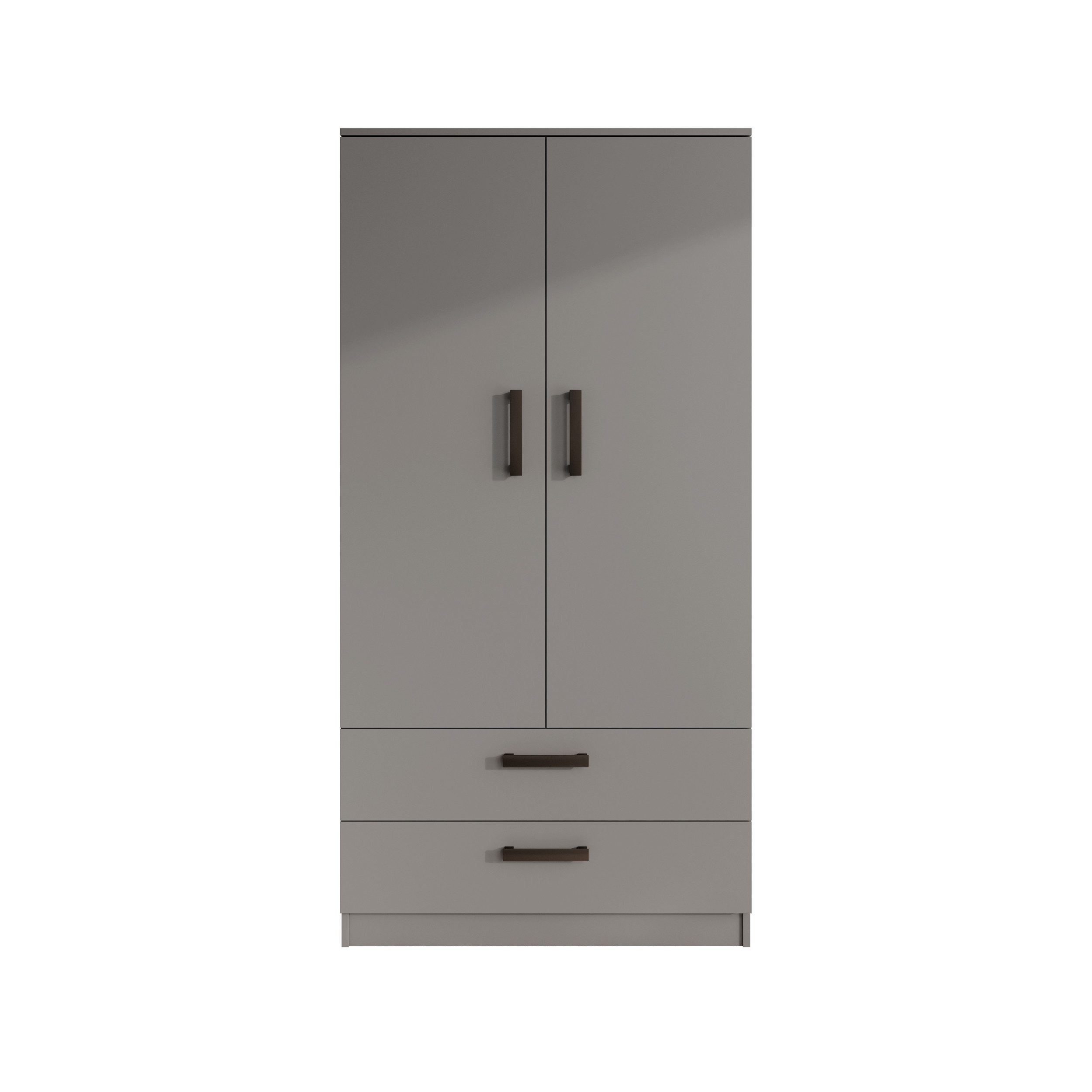 Beautysofa Kleiderschrank TREND 2-türig mit Selbsteinzug, günstig online kaufen