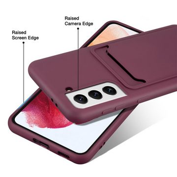 CoolGadget Handyhülle Card Case Handy Tasche für Samsung Galaxy S23 Plus 6,6 Zoll, Silikon Slim Schutzhülle mit Kartenfach für Samsung S23+ 5G Hülle